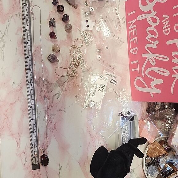 Carnealian Agate on a 24" Diamond Cut Snake 925 Sterling silver Necklace NWT - Picture 4 of 7